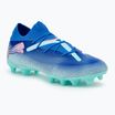 PUMA Future 7 Pro FG/AG Herren Fußballschuhe bluemazing/puma weiß/electric peppermint