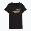 Shirt Damen PUMA ESS Metallic No. 1 Logo Tee puma black/metallic gold