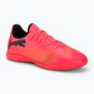 PUMA Future 7 Play IT Fußballschuhe sunset glow/puma schwarz/sun stream