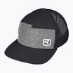 Ortovox Logo Air Trucker schwarzer Rabe Baseballmütze