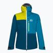 Herren Ortovox 3L Ortler Membran Hardshelljacke blau 7071600011