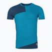 Herren-Trekkinghemd ORTOVOX 120 Tec Berg blau