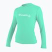 Damen Schwimmen Langarm O'Neill Basic Skins Sun Shirt hell aqua