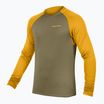 Longsleeve Fahrrad Herren Endura Singletrack Fleece tweed green