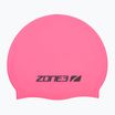 Schwimmkappe ZONE3 Silicone Swim hi-vis pink