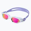 Schwimmbrille ZONE3 Venator-X white/silver/lilac/polarised revo purple