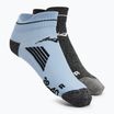 Mizuno Active Training Mid Socken 2 Paar mykonos blau/schwarz