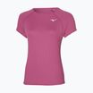 Damen Lauf-T-Shirt Mizuno Dryaeroflow Tee magenta Dunst