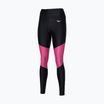 Damen Laufleggings Mizuno Core Long schwarz/magenta haze