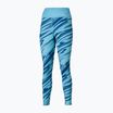 Lauf Leggings Damen Mizuno 7/8 Printed maui blue