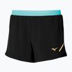 Damen Laufshorts Mizuno Aero 4' schwarz