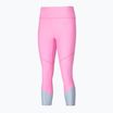 Mizuno Impulse Core 3/4 Damen-Leggings aus Chiffon, lila