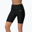 Damen Laufshorts Mizuno Impulse Core Mid Tight schwarz