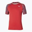 Mizuno Mugen Shadow Tee Herren Salsa-Tennisshirt