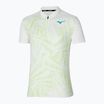 Herren Tennis-Polo-Shirt Mizuno Mugen Shadow Polo weiß