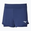 Damen Tennisshorts Mizuno Flex Short Kombi blau