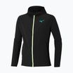 Damen Tennisjacke Mizuno Mugen Hooded Jacket schwarz