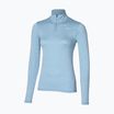 Damen Laufshirt Mizuno Impulse Core Half Zip Gletschersee