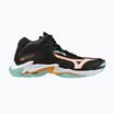 Mizuno Wave Lightning Z8 Mid Volleyballschuhe schwarz/tangelo/eisgrün