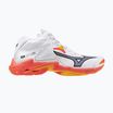 Mizuno Wave Lightning Z8 Mid weiß/feurige Koralle 2/Zitrus Volleyballschuhe