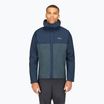 Regenjacke Herren Rab Downpour Eco tempest blue/orion blue