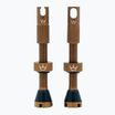 Peaty's X Chris King MK2 Presta Tubeless-Ventile Satz 42 mm Bourbon
