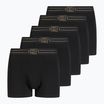 Herren CR7 Basic Trunk Boxershorts 5 Paar schwarz/gold