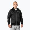 Herren Pitbull West Coast Athletic Logo Hooded Nylon Jacke schwarz