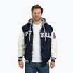 Herren Pitbull Falcon Ridge Bomber Kapuzenjacke navy/ecru