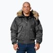 Winterjacke Herren Pitbull Harvest Hooded Bomber graphite
