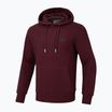 Hoodie Herren Pitbull Small Logo Hooded burgundy