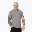 Herren Pitbull Polo Jersey Small Logo grau