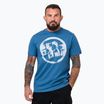 Herren Pitbull Logo Palmen Farbton blau t-shirt