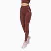 Nahtlose Damen Trainingsleggings STRONG POINT Shape & Comfort Push Up braun 1119