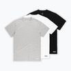 PROSTO Basic Herren-T-Shirts 3 Stück mehrfarbig