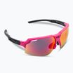 Rudy Project Deltabeat rosa fluo / schwarz matt / multilaser rot Sonnenbrille SP7438900001