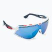 Rudy Projekt Defender weiß Glanz / verblassen blau / Multilaser Eis Radfahren Brille SP5268690020