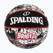 Basketball Spalding Graffiti Schwarz/Rot Größe 7