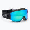 Skibrille Smith Moment black/chromapop everyday green mirror