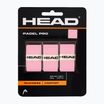 HEAD Padel Pro Schlägerhüllen 3 Stück rosa.