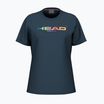 Tennis-Shirt Damen HEAD Rainbow W navy