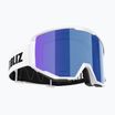 Skibrille Bliz Spark white/smoke&blue