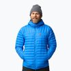 Herren Fjällräven Expedition Lätt Hoodie Daunenjacke un blau