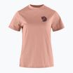 Trekking Shirt Damen Fjällräven Fox Boxy Logo dusty Rosa