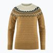 Fjällräven Damen Strickpullover Övik Buchweizenbraun/Kreideweiß