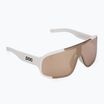 Sonnenbrille POC Aspire hydrogen white/clarity trail/Paartly sunny silver