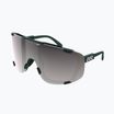 Sonnenbrille POC Devour Paargasite green/clarity road/sunny silver