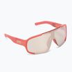 Fahrradbrille POC Aspire ammolite coral translucent/clarity trail silver