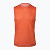 Fahrrad Tank Top Herren POC Air Indoor Vest zink orange
