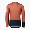 Herren-Radsport-Langarmhemd POC MTB Pure himalayan salt/turmaline navy